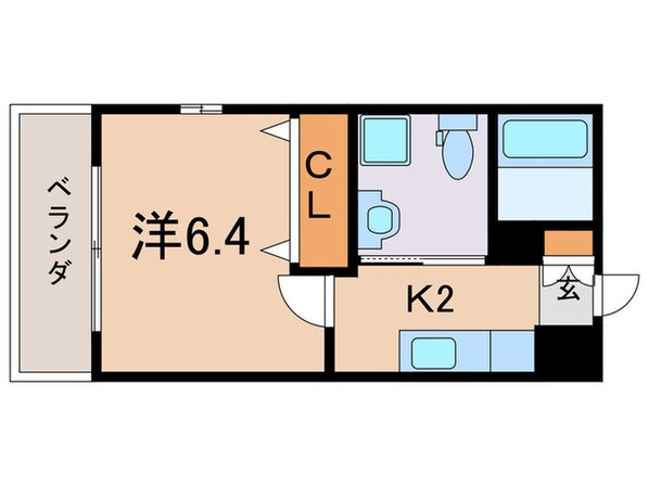 グランドーリアJR円町駅前の物件間取画像